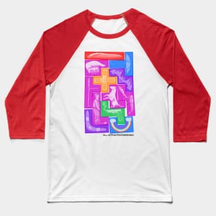 All 12 Free Hexominoes Baseball T-Shirt